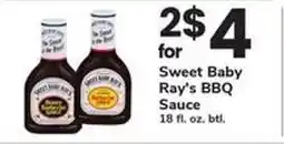 Safeway Sweet Baby Ray's BBQ Sauce offer