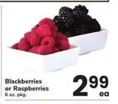 Safeway Blackberries or Raspberries offer