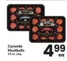 Safeway Carando Meatballs offer