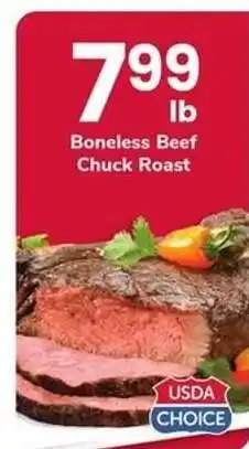 Safeway Boneless Beef Chuck Roast offer