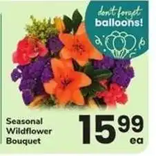 Safeway Seasonal Wildflower Bouquet offer