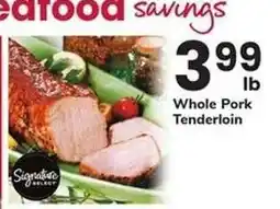 Safeway Whole Pork Tenderloin offer