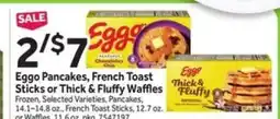 Stop&Shop Eggo Pancakes, French Toast Sticks or Thick & Fluffy Waffles offer