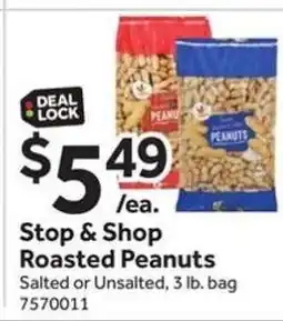 Stop&Shop Stop & Shop Roasted Peanuts offer