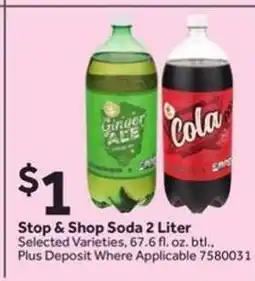 Stop&Shop Stop & Shop Soda 2 Liter offer
