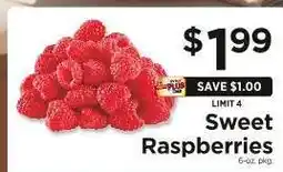 ShopRite Sweet Raspberries offer