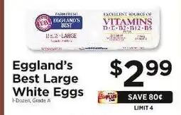 ShopRite Eggland's Best Large White Eggs offer