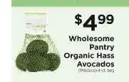 ShopRite Wholesome Pantry Organic Hass Avocados offer