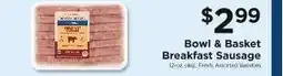 ShopRite Bowl & Basket Breakfast Sausage offer