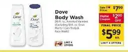 ShopRite Dove Body Wash offer
