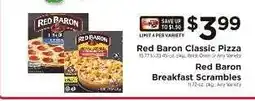ShopRite Red Baron Classic Pizza offer