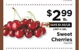 ShopRite Sweet Cherries offer