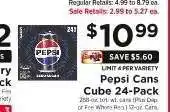 ShopRite Pepsi Cans Cube 24-Pack offer