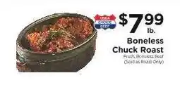 ShopRite Boneless Chuck Roast offer