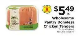 ShopRite Wholesome Pantry Boneless Chicken Tenders offer
