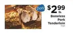 ShopRite Boneless Pork Tenderloin offer