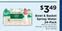 ShopRite Bowl & Basket Spring Water 24-Pack offer