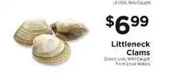 ShopRite Littleneck Clams offer