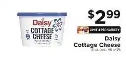ShopRite Daisy Cottage Cheese offer