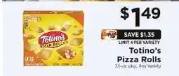 ShopRite Totino's Pizza Rolls offer
