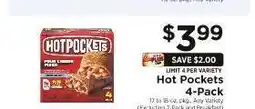 ShopRite Hot Pockets 4-Pack offer