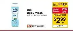 ShopRite Dial Body Wash offer