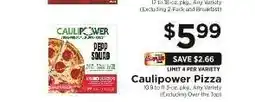 ShopRite Caulipower Pizza offer