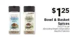 ShopRite Bowl & Basket Spices offer