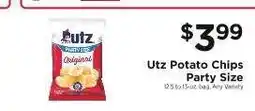 ShopRite Utz Potato Chips Party Size offer