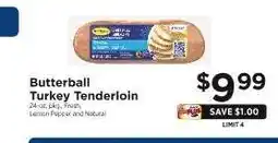 ShopRite Butterball Turkey Tenderloin offer