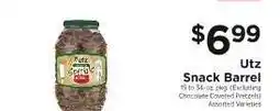 ShopRite Utz Snack Barrel offer