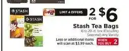 ShopRite Stash Tea Bags offer