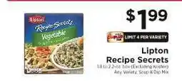 ShopRite Lipton Recipe Secrets offer