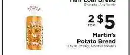 ShopRite Martin's Potato Bread offer