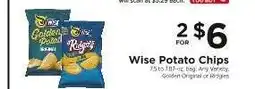 ShopRite Wise Potato Chips offer