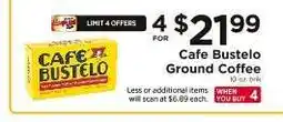 ShopRite Café Bustelo Ground Coffee offer