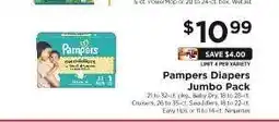 ShopRite Pampers Diapers Jumbo Pack offer