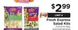 ShopRite Fresh Express Salad Kits offer
