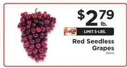 ShopRite Red Seedless Grapes offer