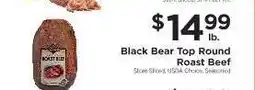 ShopRite Black Bear Top Round Roast Beef offer