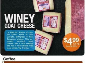 Fairway Store Market Winey Goat Cheese offer