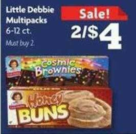 Family Dollar Little Debbie Multipacks offer