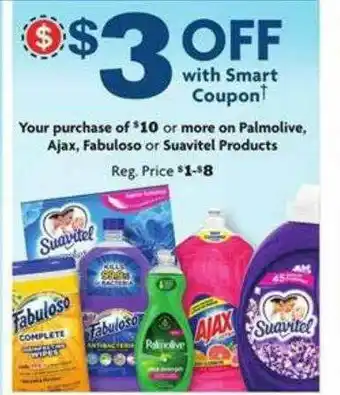 Family Dollar Palmolive, Ajax, Fabuloso Or Suavitel Products offer