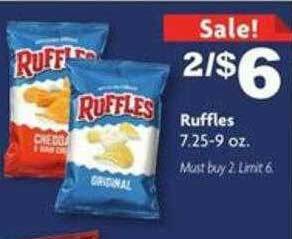 Family Dollar Ruffles offer