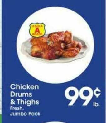 Price Rite Chicken Drum & Thighs offer