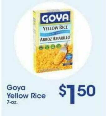 Price Rite Goya Yellow Rice offer