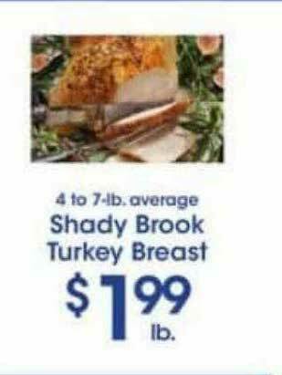 Price Rite Shady Brook Turkey Breast offer