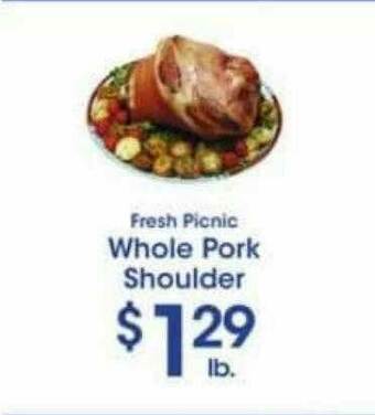 Price Rite Whole Pork Shoulder offer