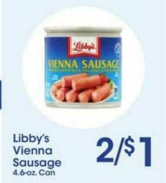 Price Rite Libbys Vienna Sausage offer