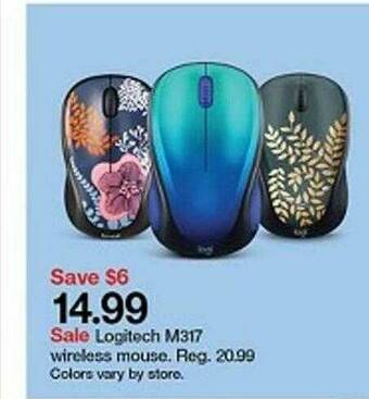 Target Logitech M317 Wireless Mouse offer